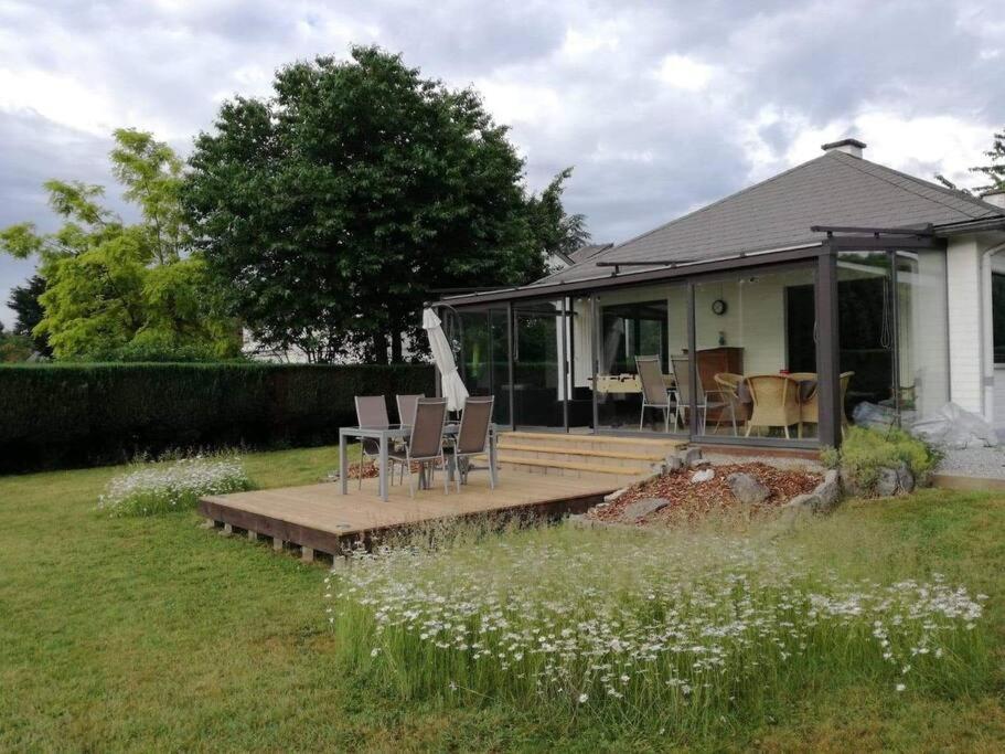 Maison Bucolique A Anhee, Vue Meuse Et Falaises Villa Exterior photo