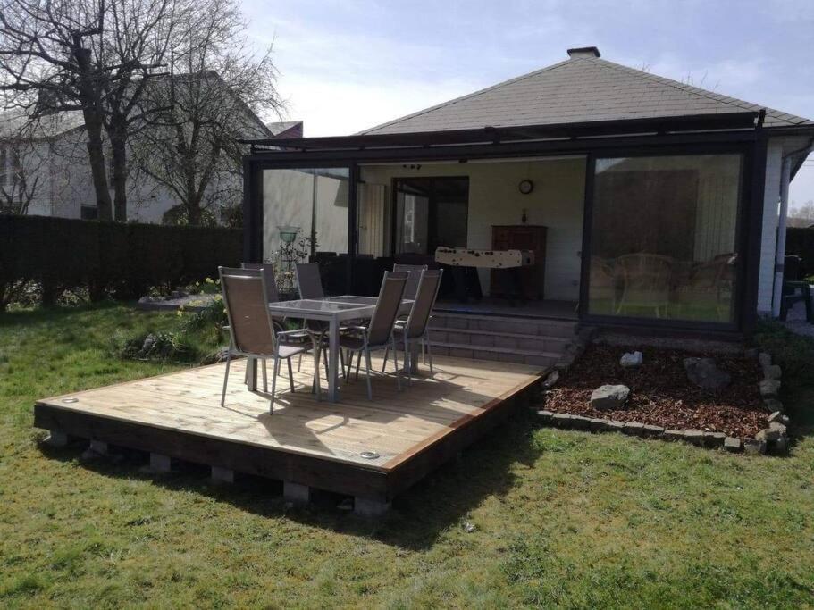 Maison Bucolique A Anhee, Vue Meuse Et Falaises Villa Exterior photo